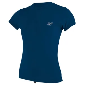O'Neill Womens Premium Skins SS Turtleneck RashGuard -Abyss/Abyss
