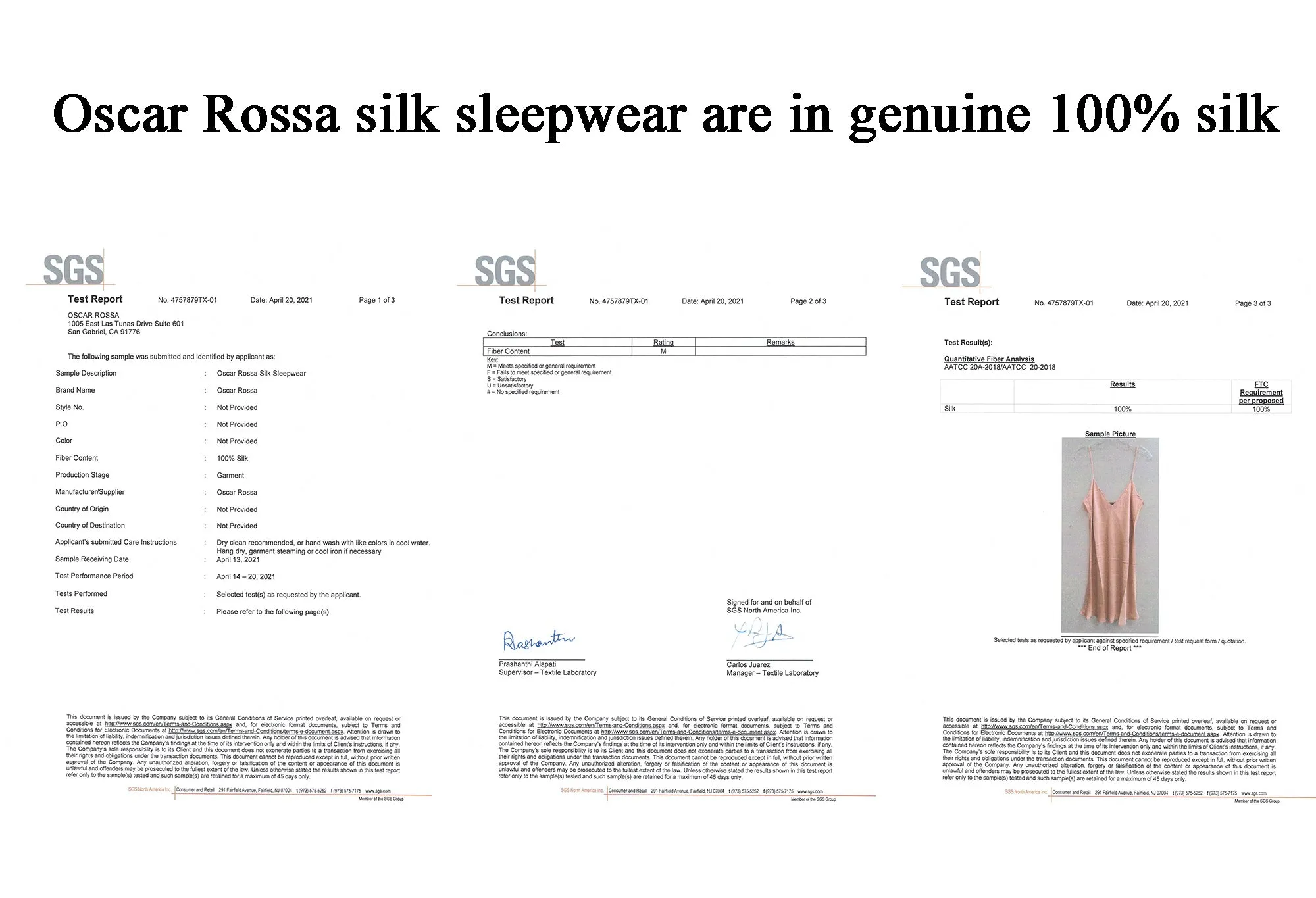 Oscar Rossa Women's Luxury Mulberry Silk Sleepwear 100% Silk Pajamas Set