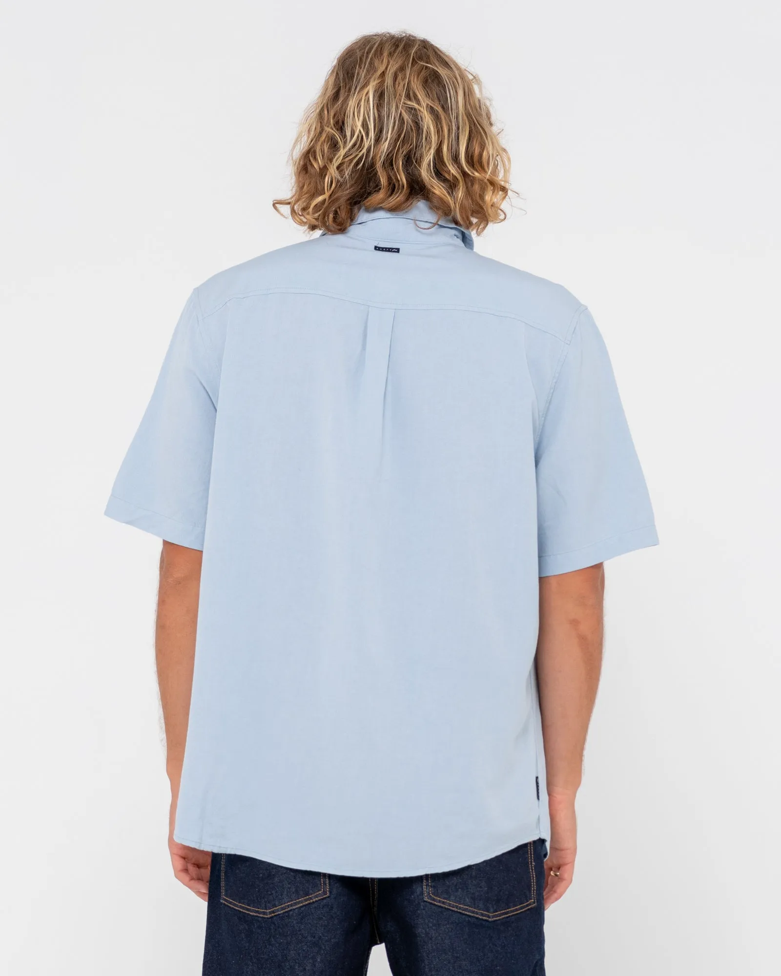 Overtone Short Sleeve Linen Shirt