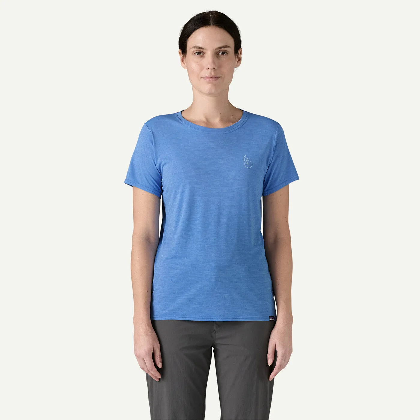 Patagonia Capilene® Cool Daily Graphic Shirt - Waters Swelldrifter: Abundant Blue X-Dye