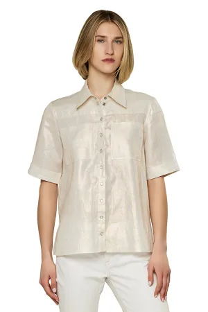 Patch-Pocket Button-Front Shirt