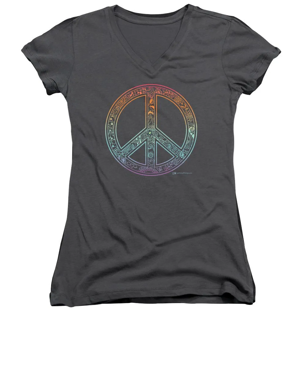 Peace Sign - Women's V-Neck