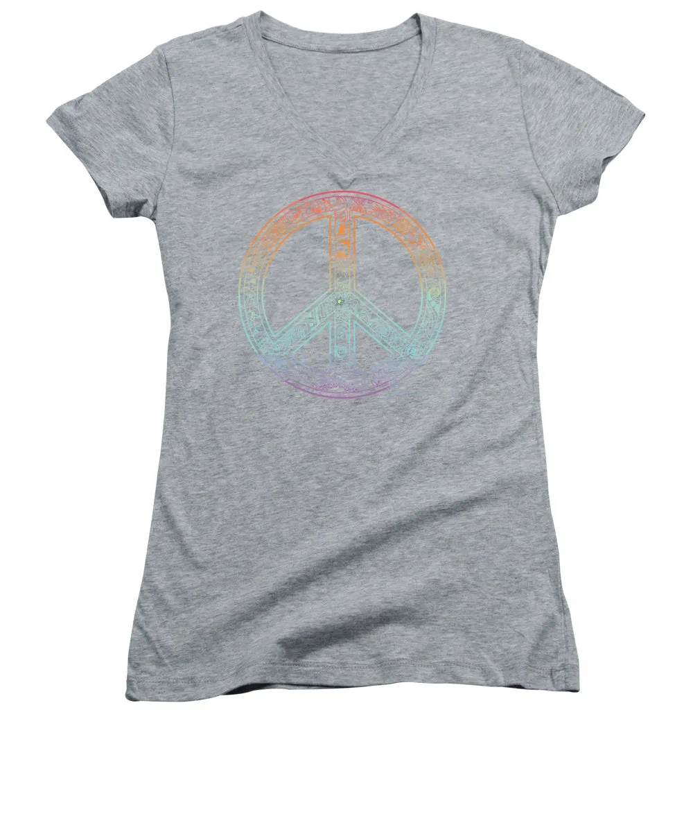 Peace Sign - Women's V-Neck