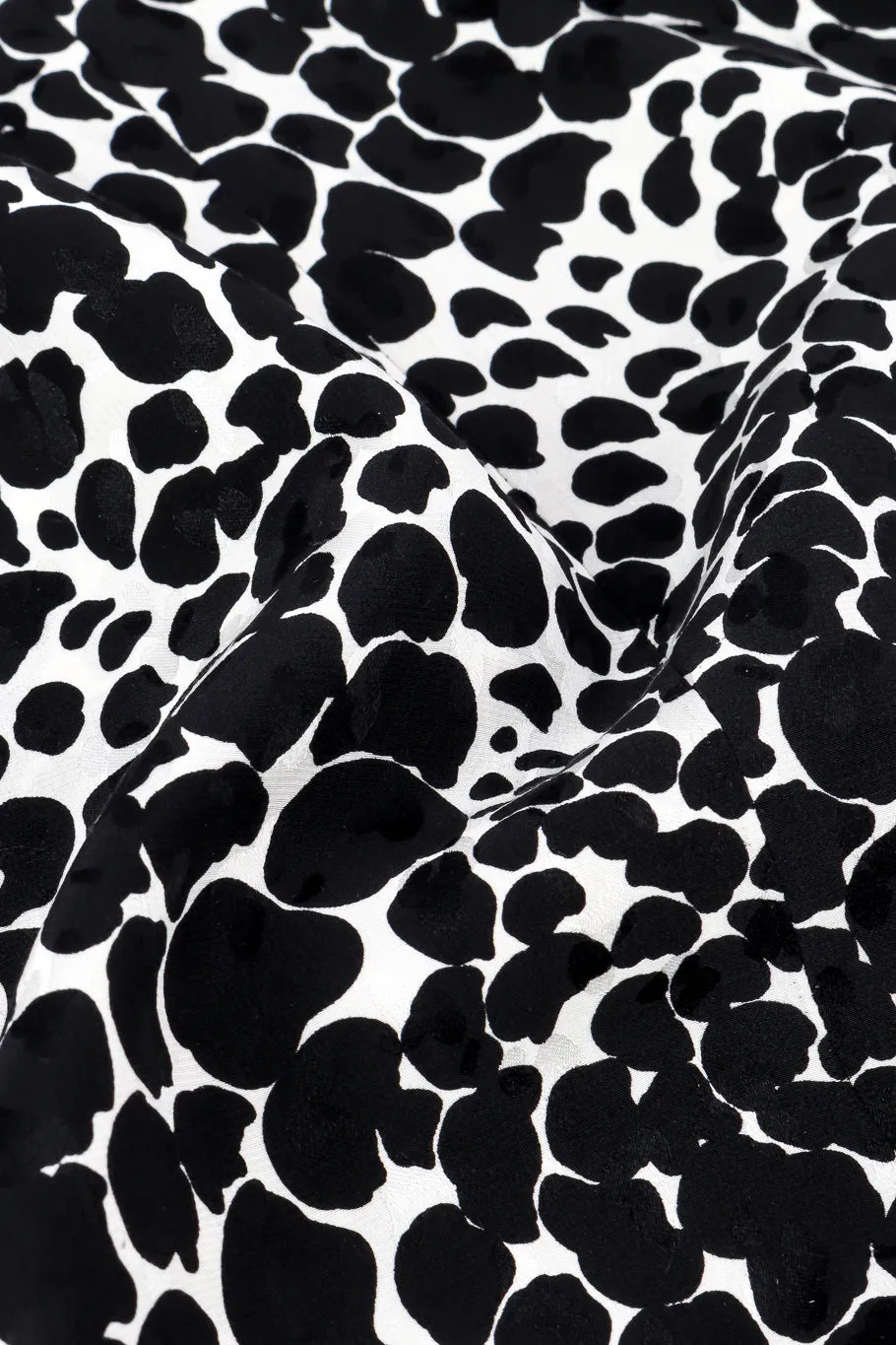 Petal Print Silk Dress