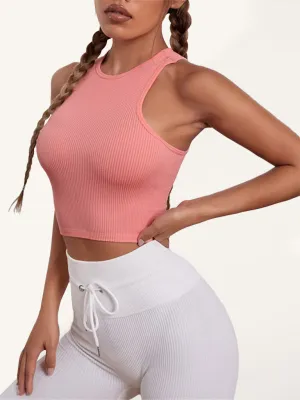 Pit Bar Sports Solid Color Round Neck Quick Dry