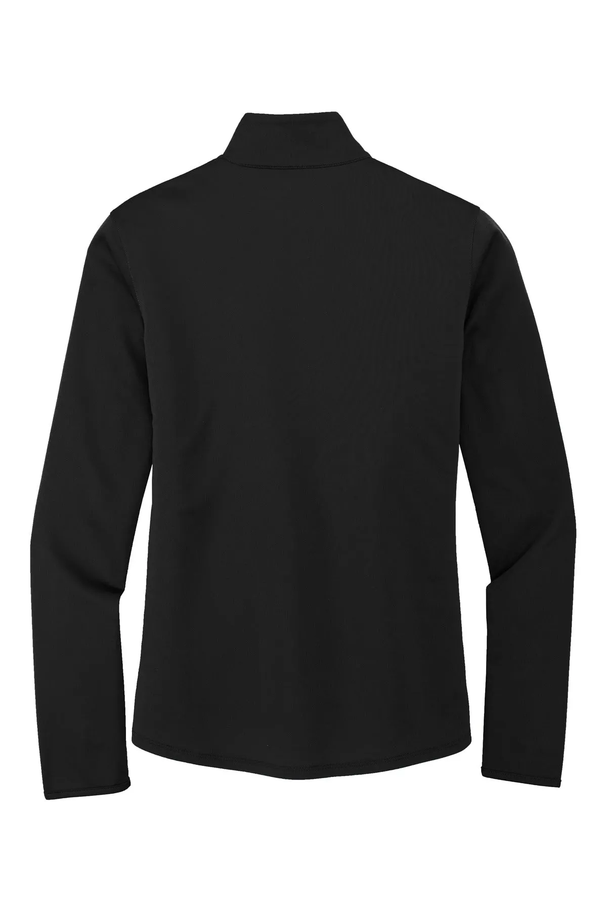 Port Authority  Women's Silk Touch  Performance 1/4-Zip LK584 Black/ Steel Grey