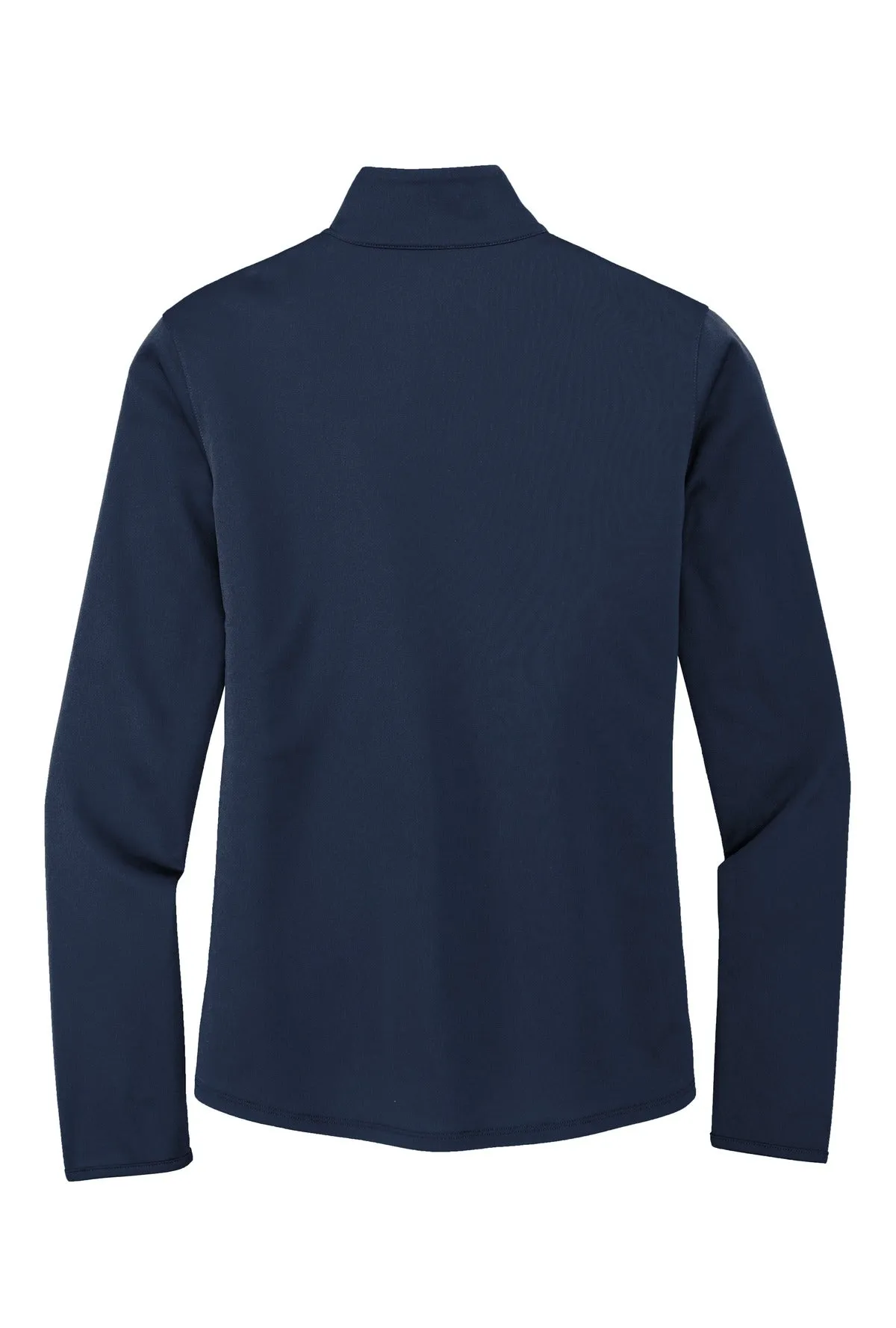 Port Authority  Women's Silk Touch  Performance 1/4-Zip LK584 Navy/ Steel Grey