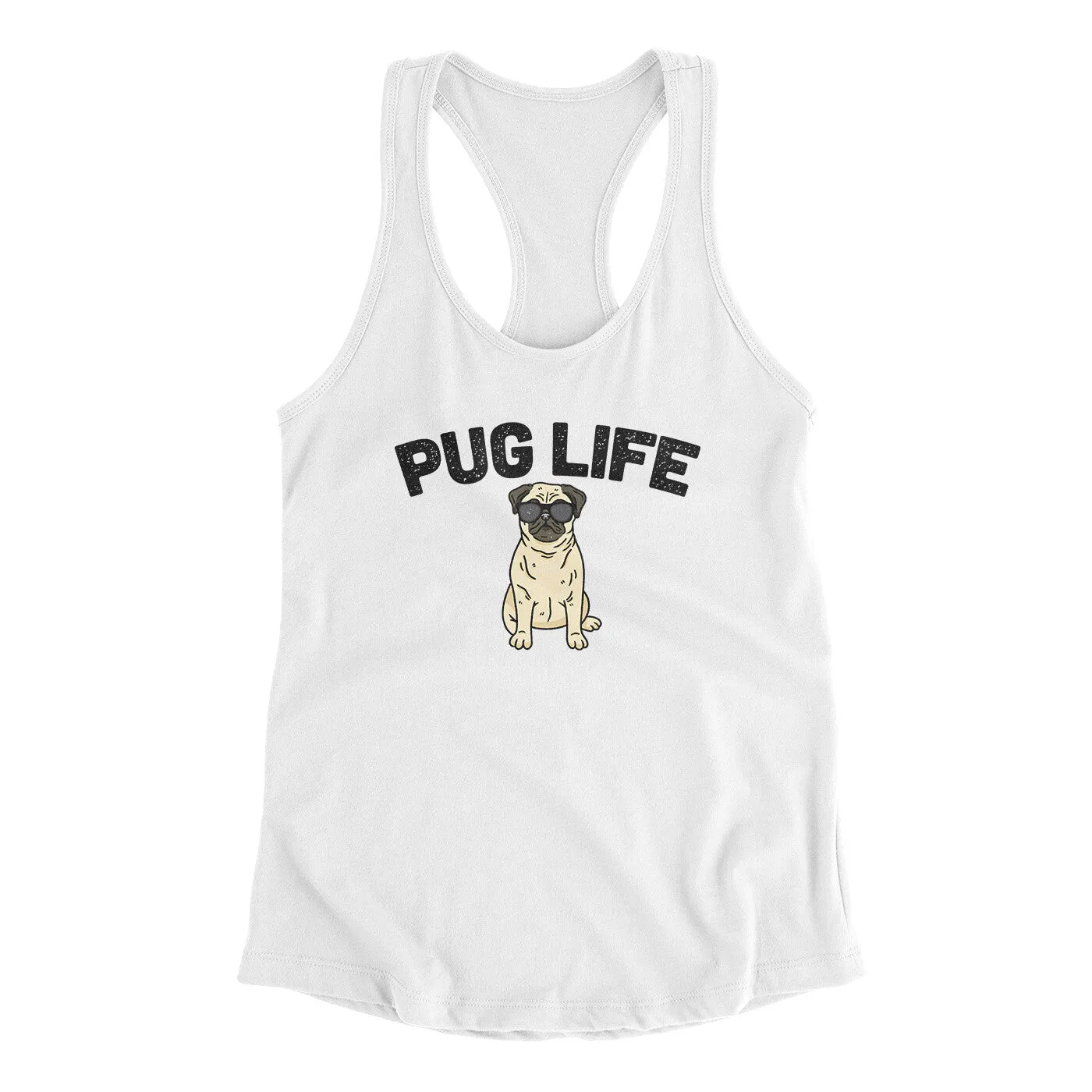 Pug Life Women's Racerback Tank