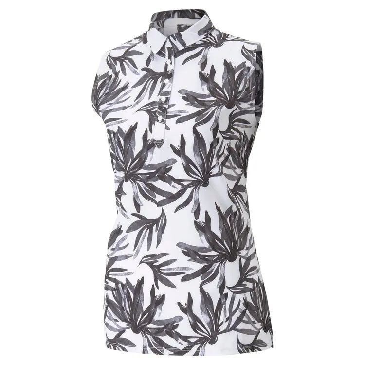 Puma Women's Palm Sleevless Golf Polo