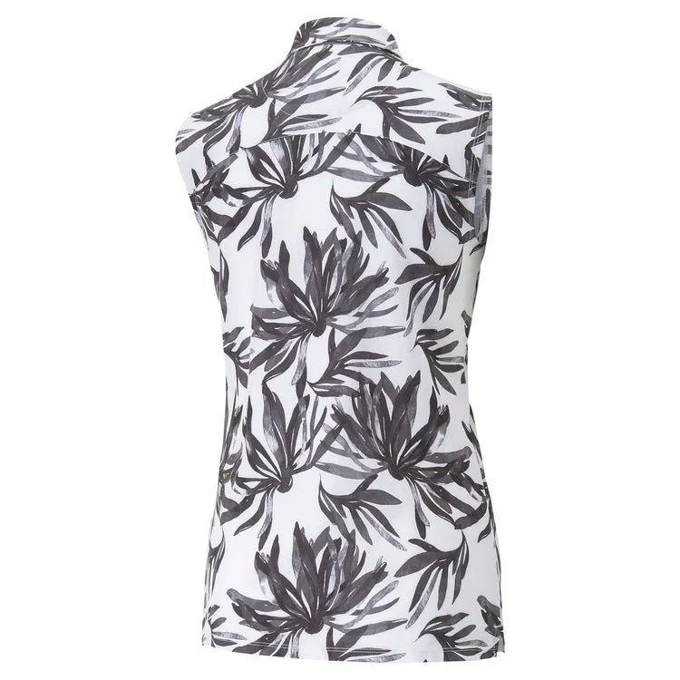 Puma Women's Palm Sleevless Golf Polo