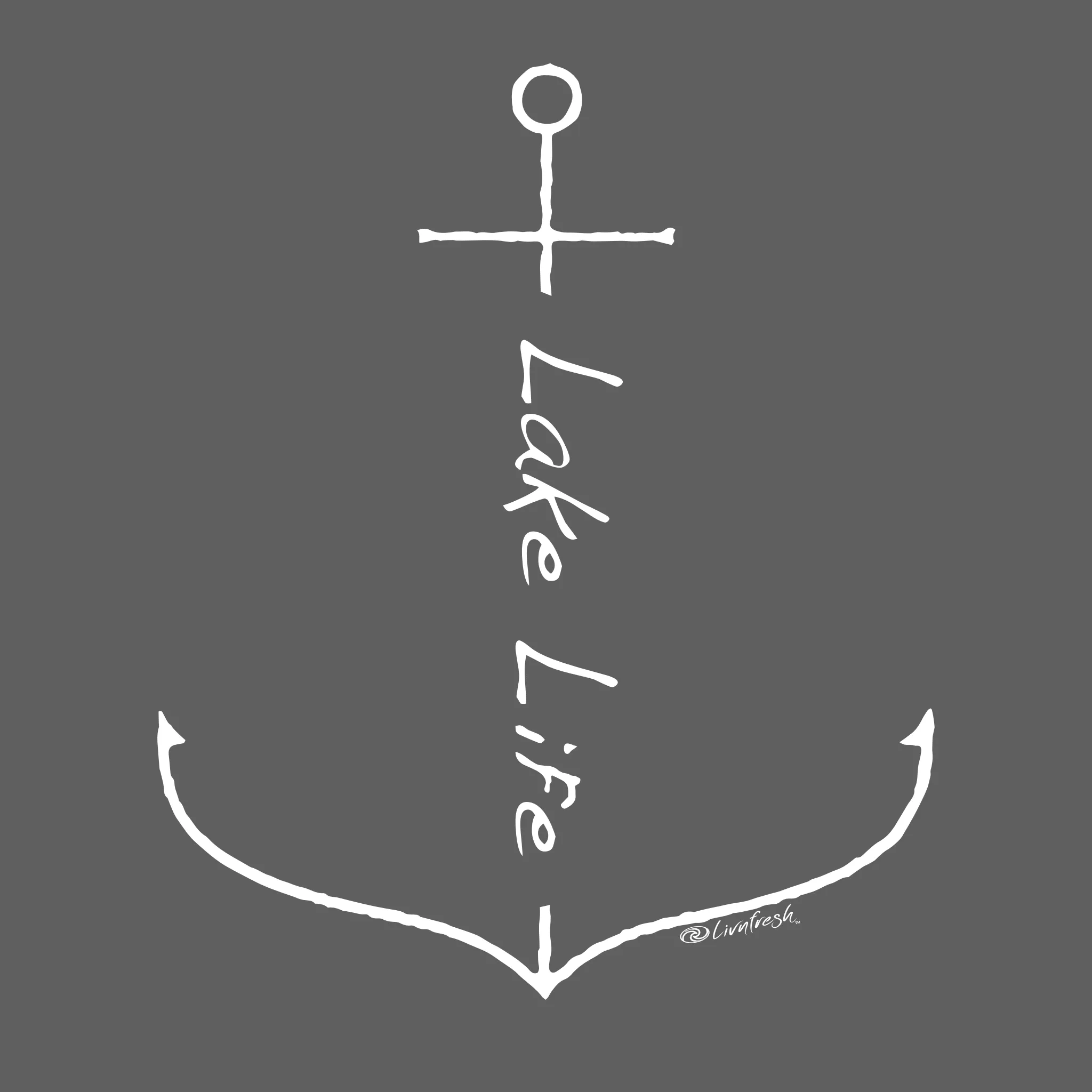 "Lake Life Anchor" Women's V-Neck