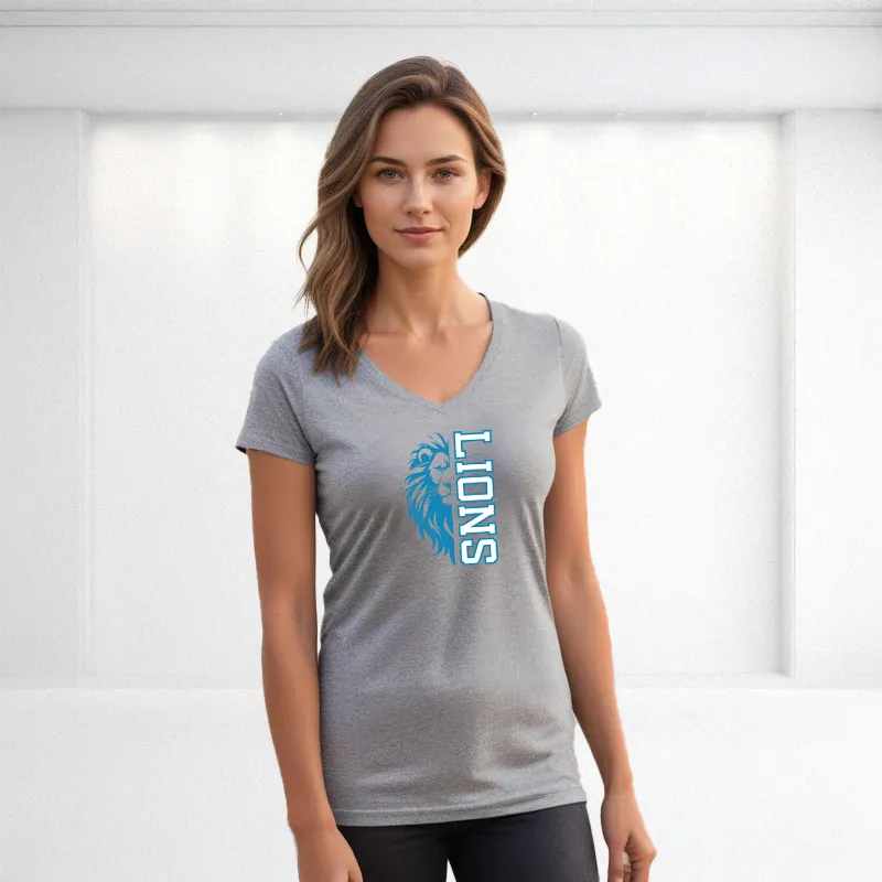 "Lion Fan" Women's V-Neck
