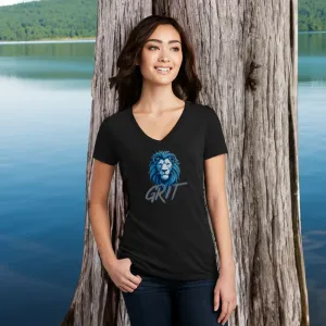"Lion Grit" Women's V-Neck