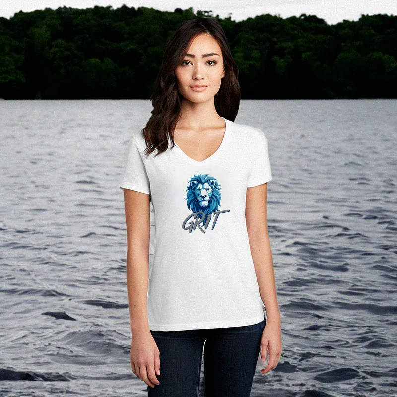 "Lion Grit" Women's V-Neck