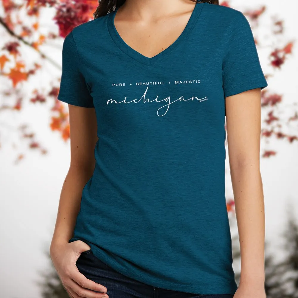 "Majestic" Women's V-Neck