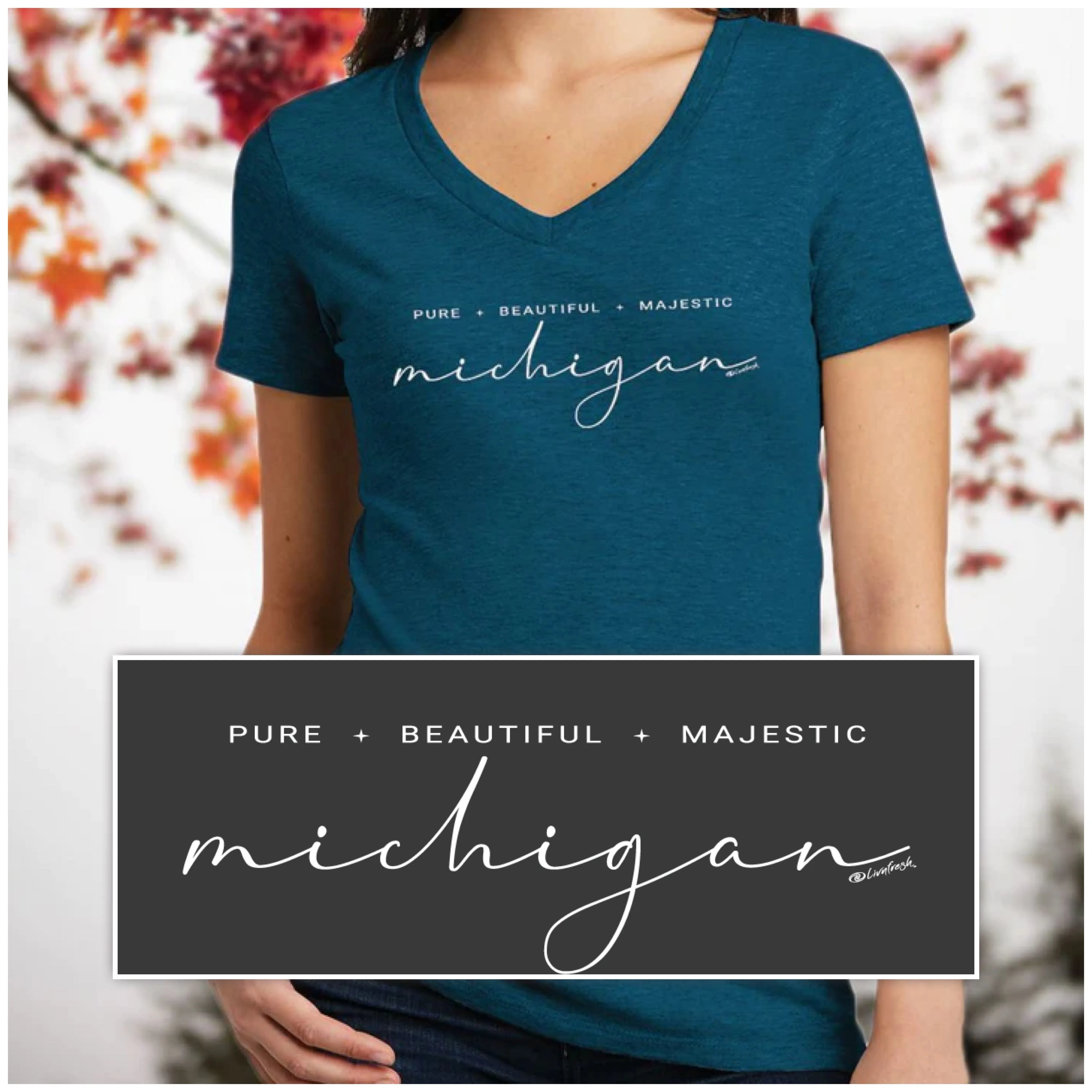 "Majestic" Women's V-Neck