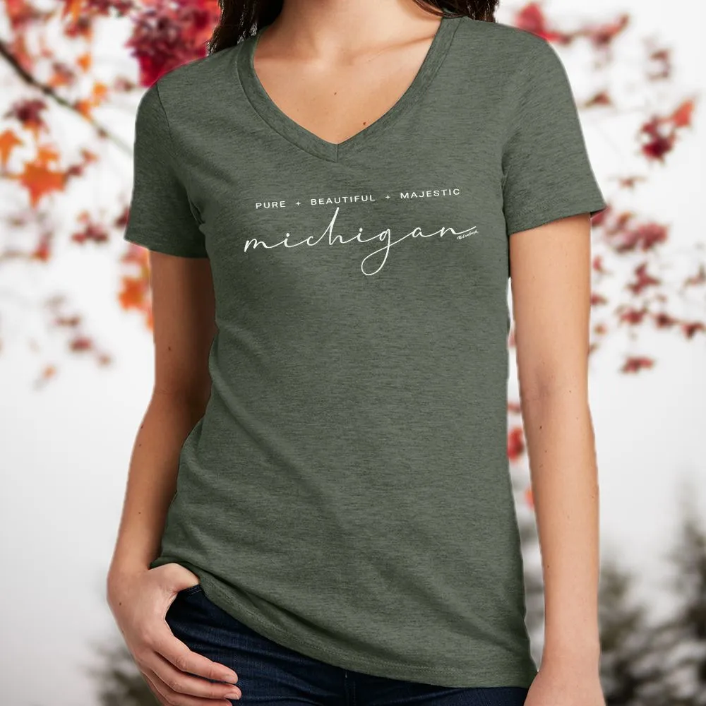 "Majestic" Women's V-Neck