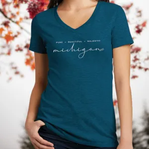 "Majestic" Women's V-Neck