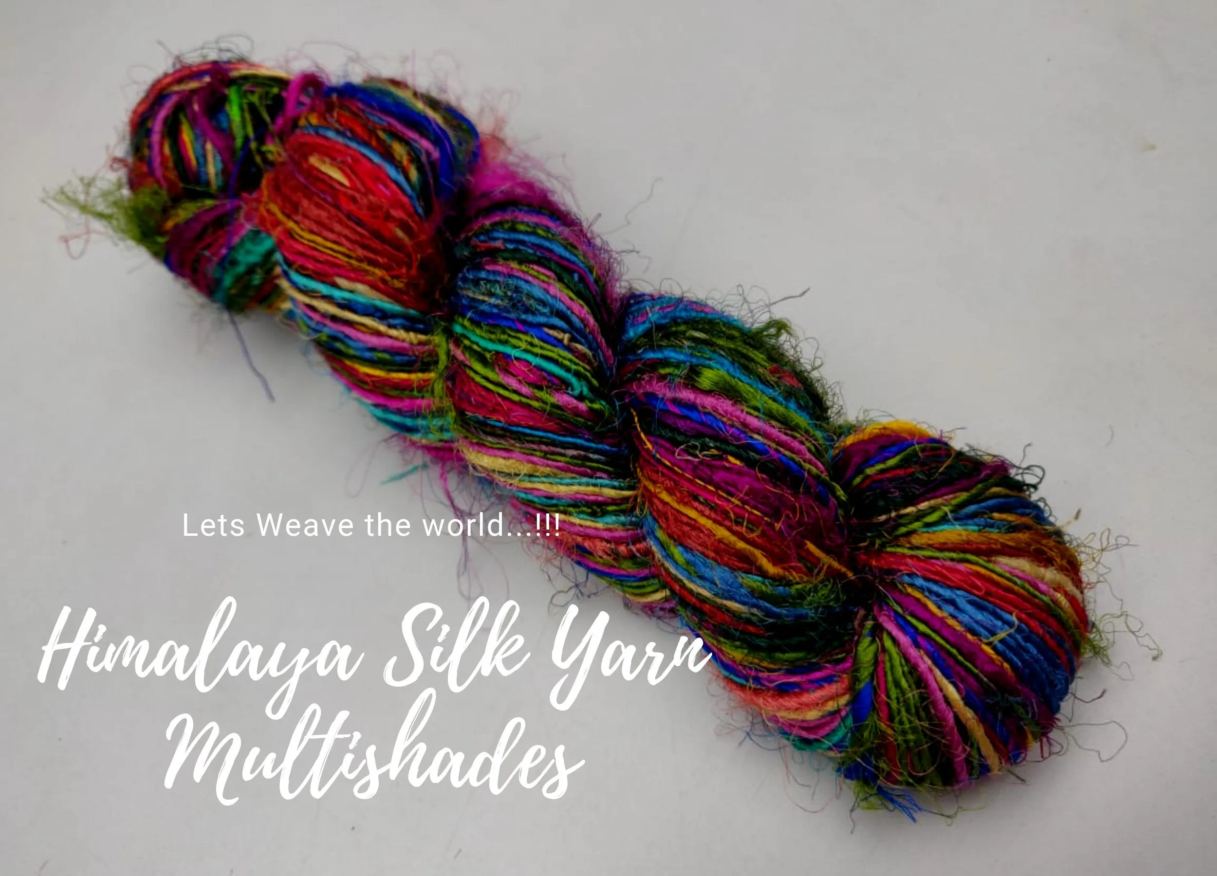 Recycle Sari Silk Yarn Prime - Multicolor