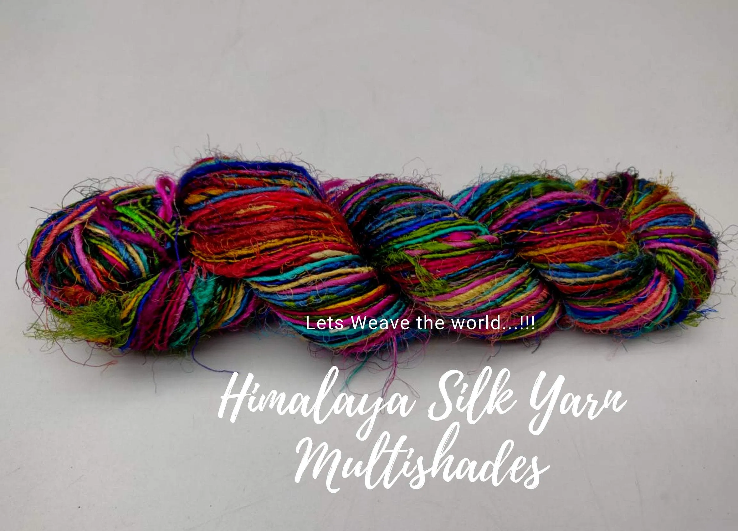 Recycle Sari Silk Yarn Prime - Multicolor