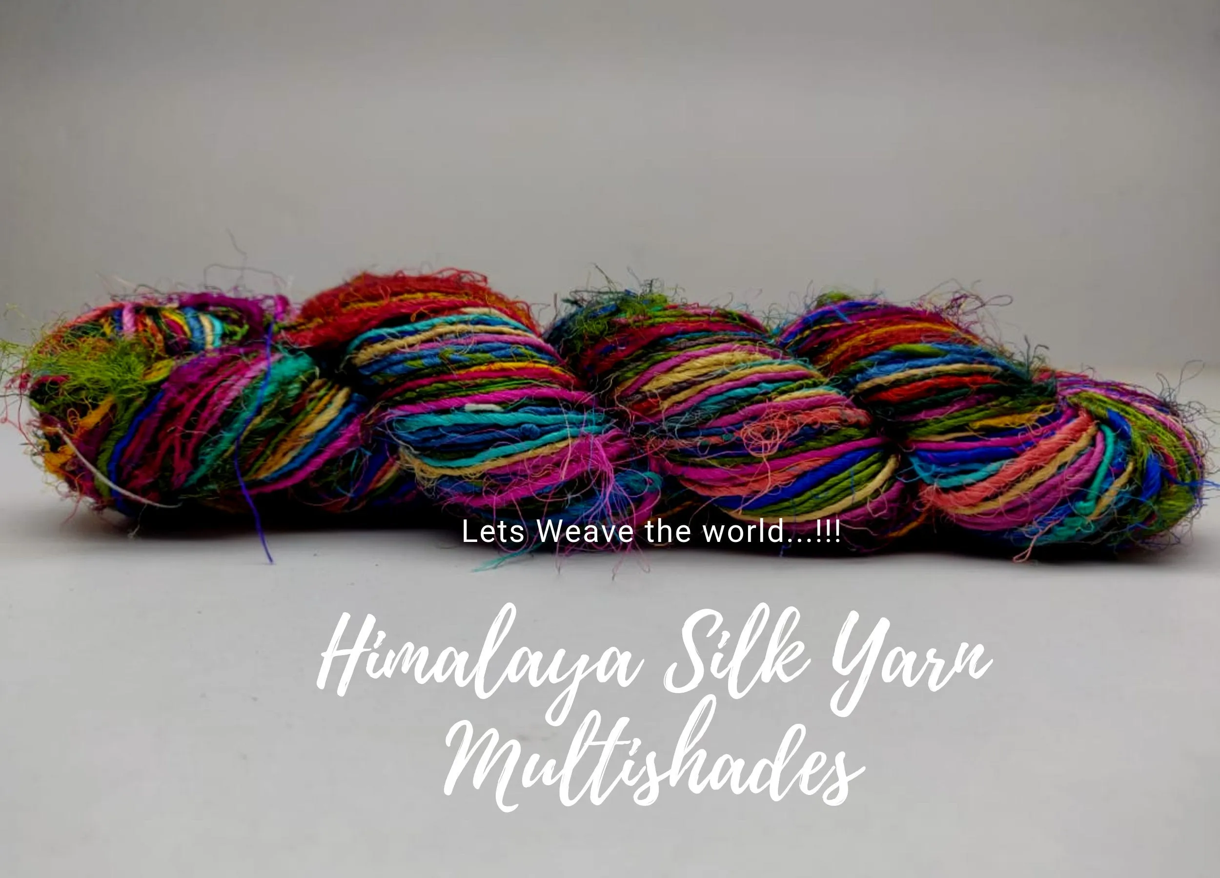 Recycle Sari Silk Yarn Prime - Multicolor