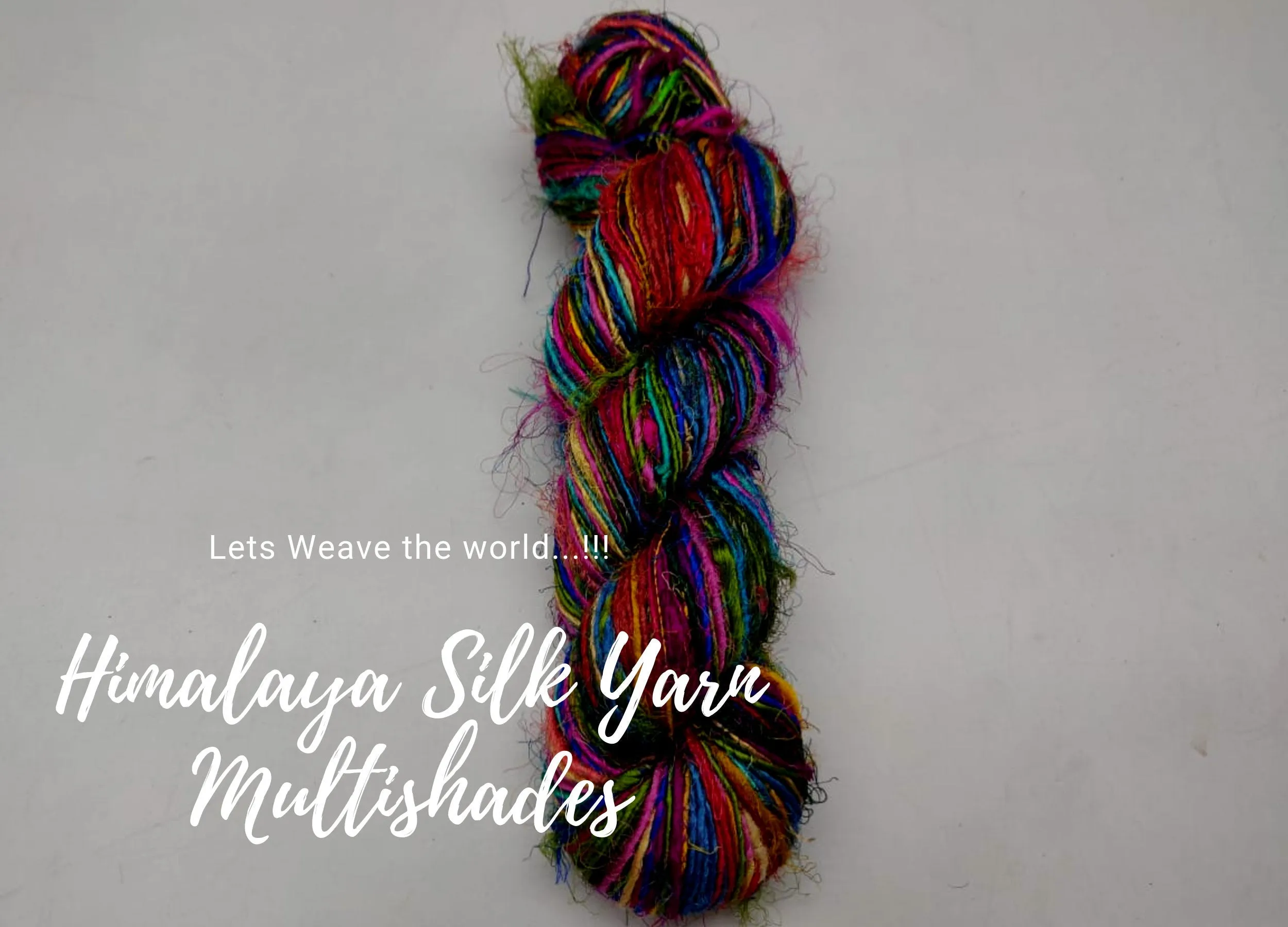 Recycle Sari Silk Yarn Prime - Multicolor