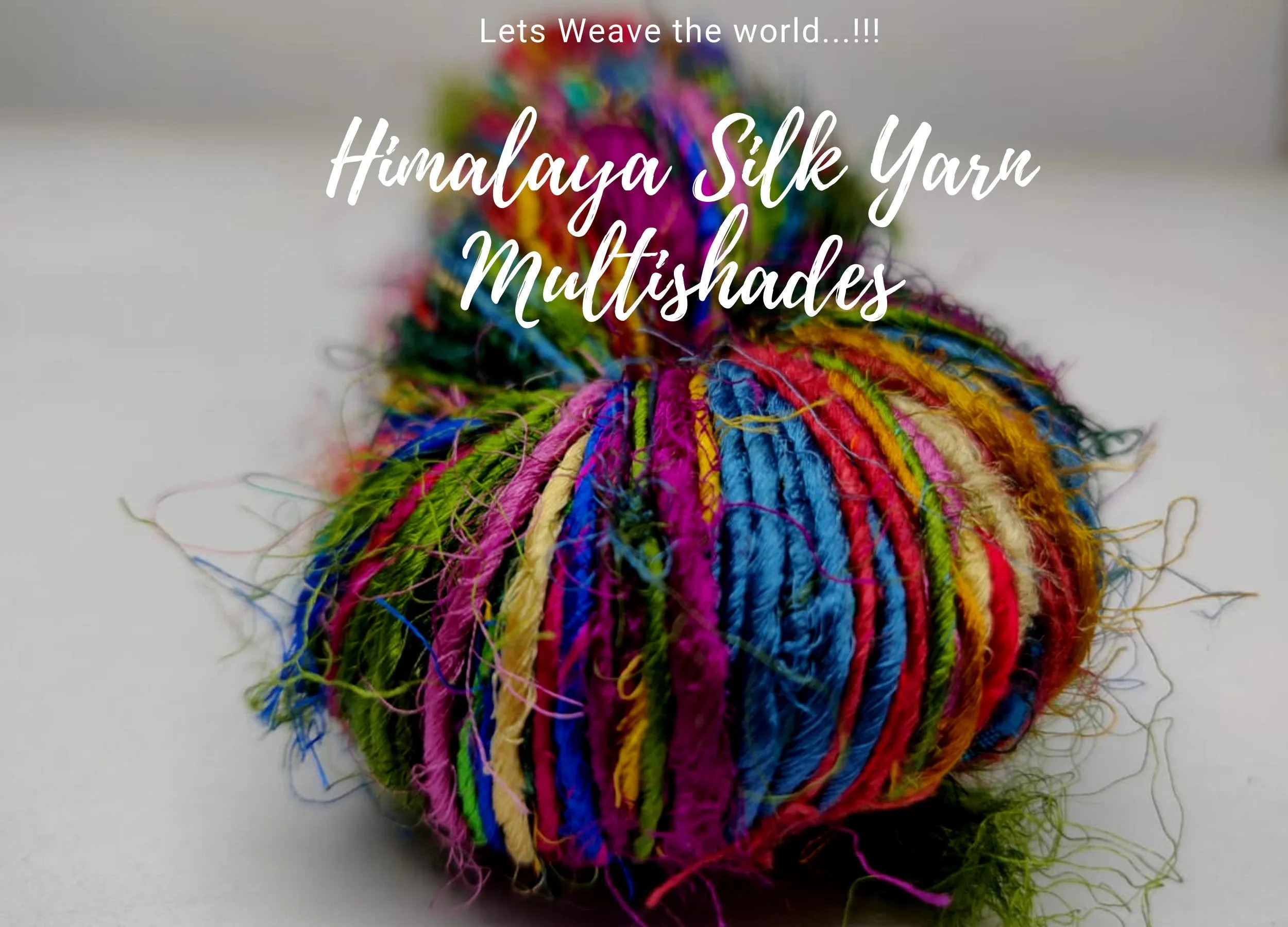 Recycle Sari Silk Yarn Prime - Multicolor