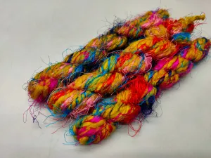 Recycled Handspun Yarn - Big Candy - Mustard