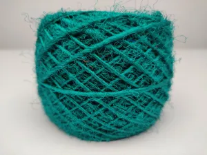 Recycled Sari Silk Yarn Prime Balls Teal