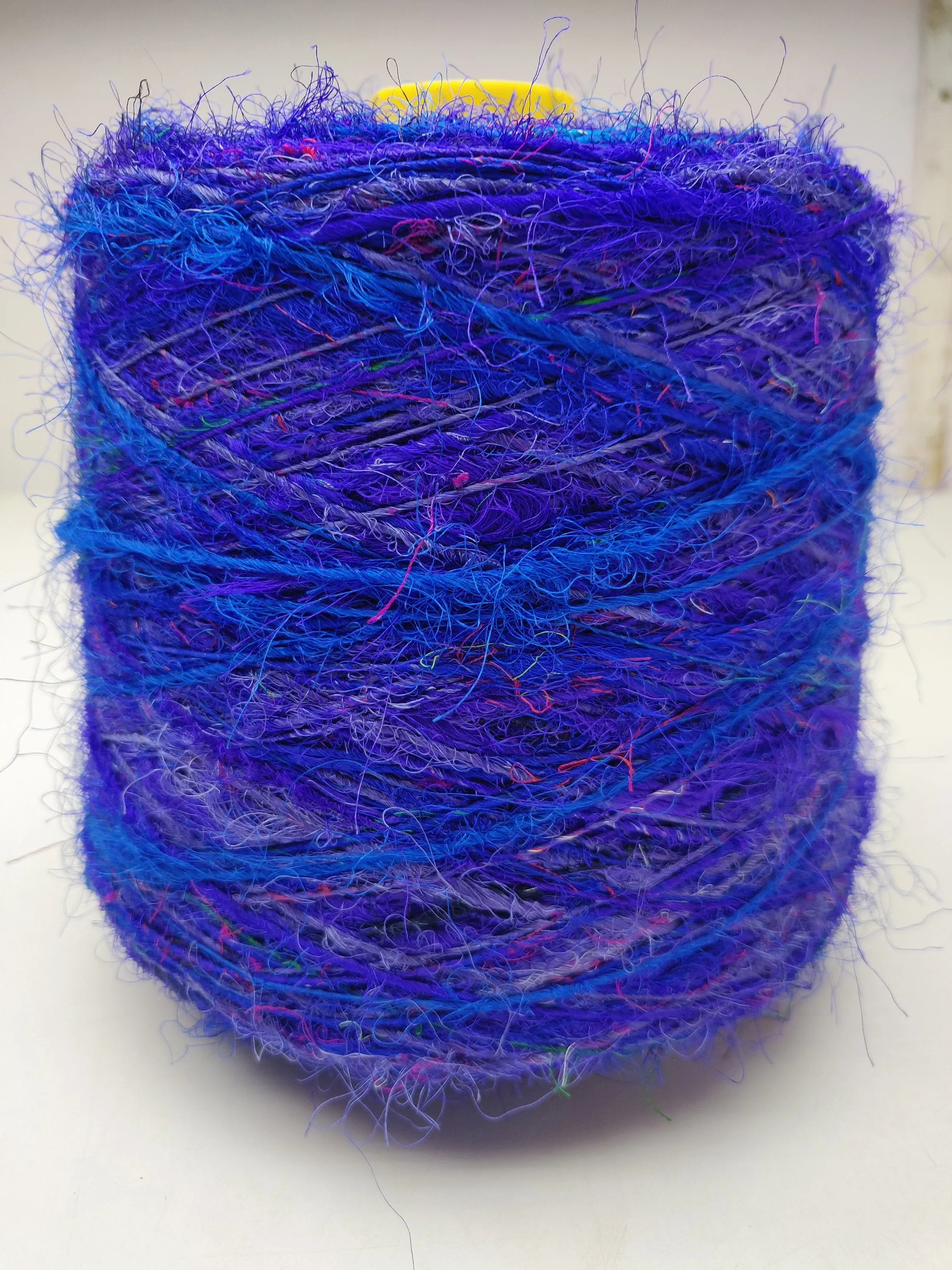 Recycled Sari Silk Yarn Prime - Navy Blue