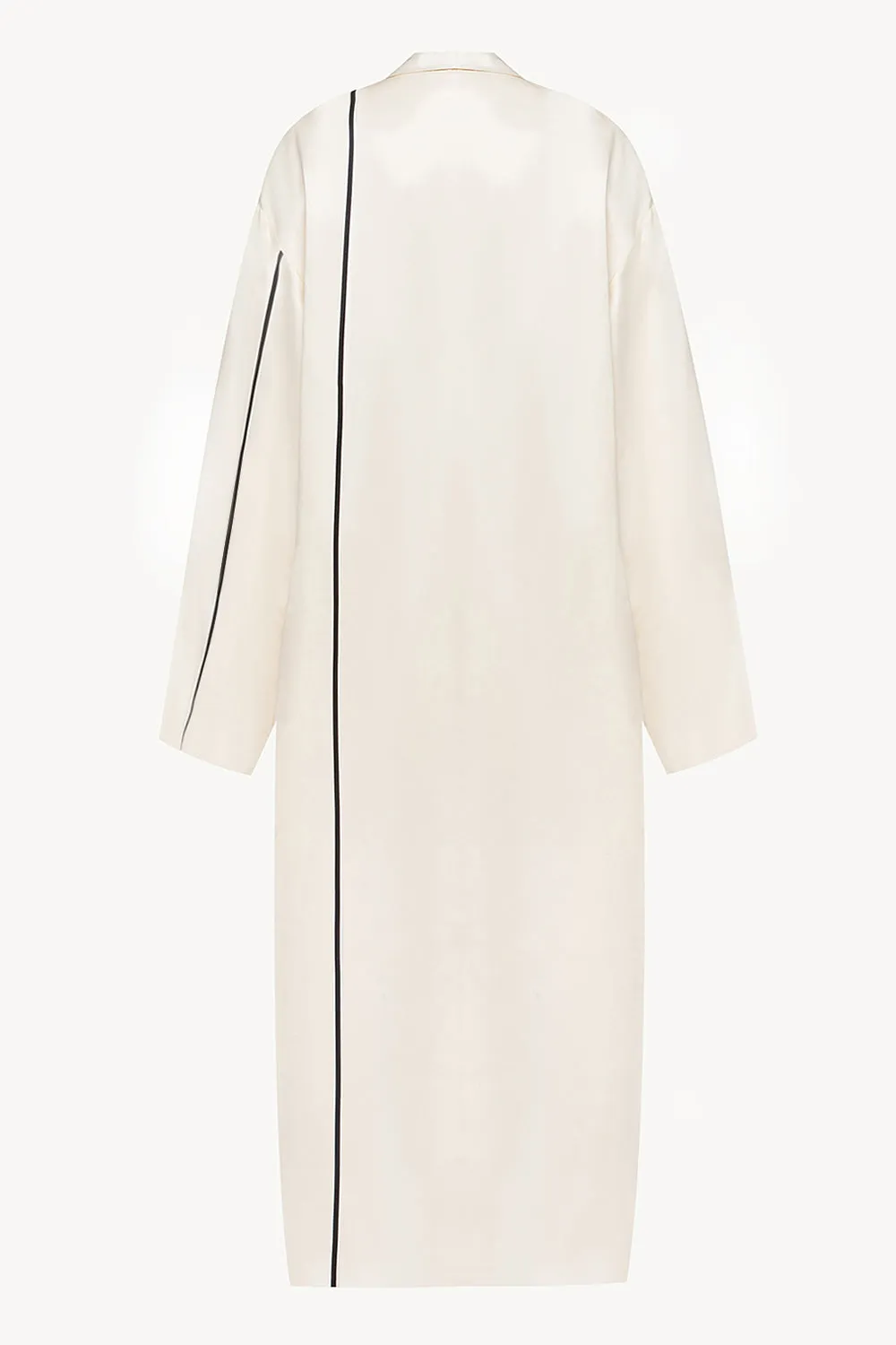 Reversible white robe