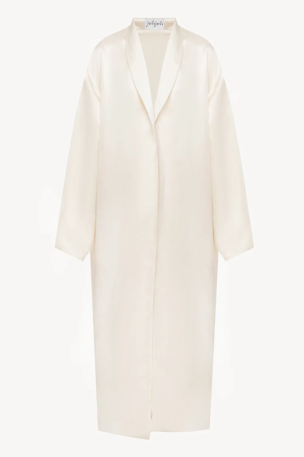 Reversible white robe