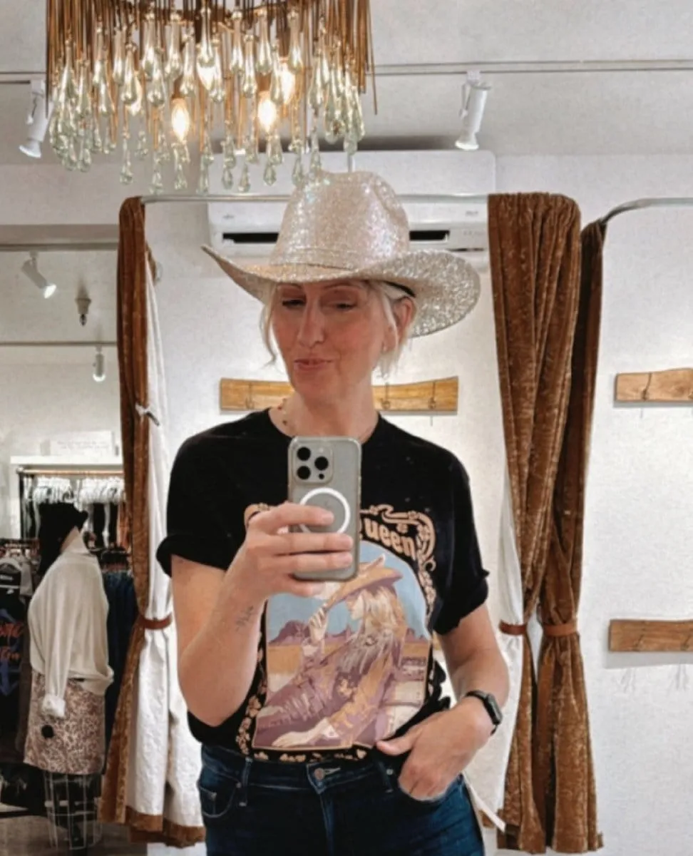 Rodeo Queen Lainey Wilson Black Tee