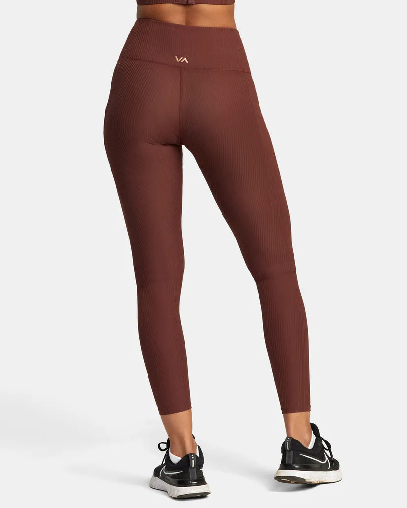 RVCA Womens Mineral Rib Pocket Legging Pants