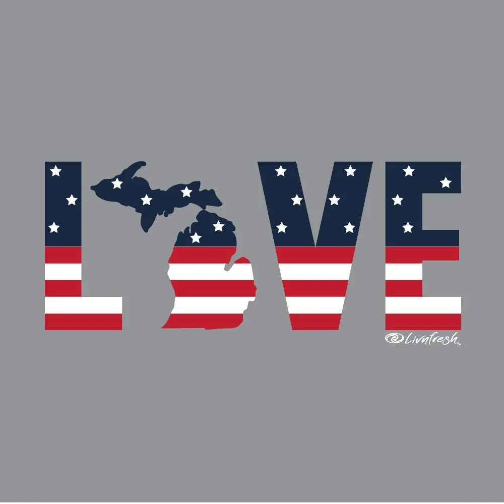 SALE "For The Love Of Michigan" Women's V-Neck