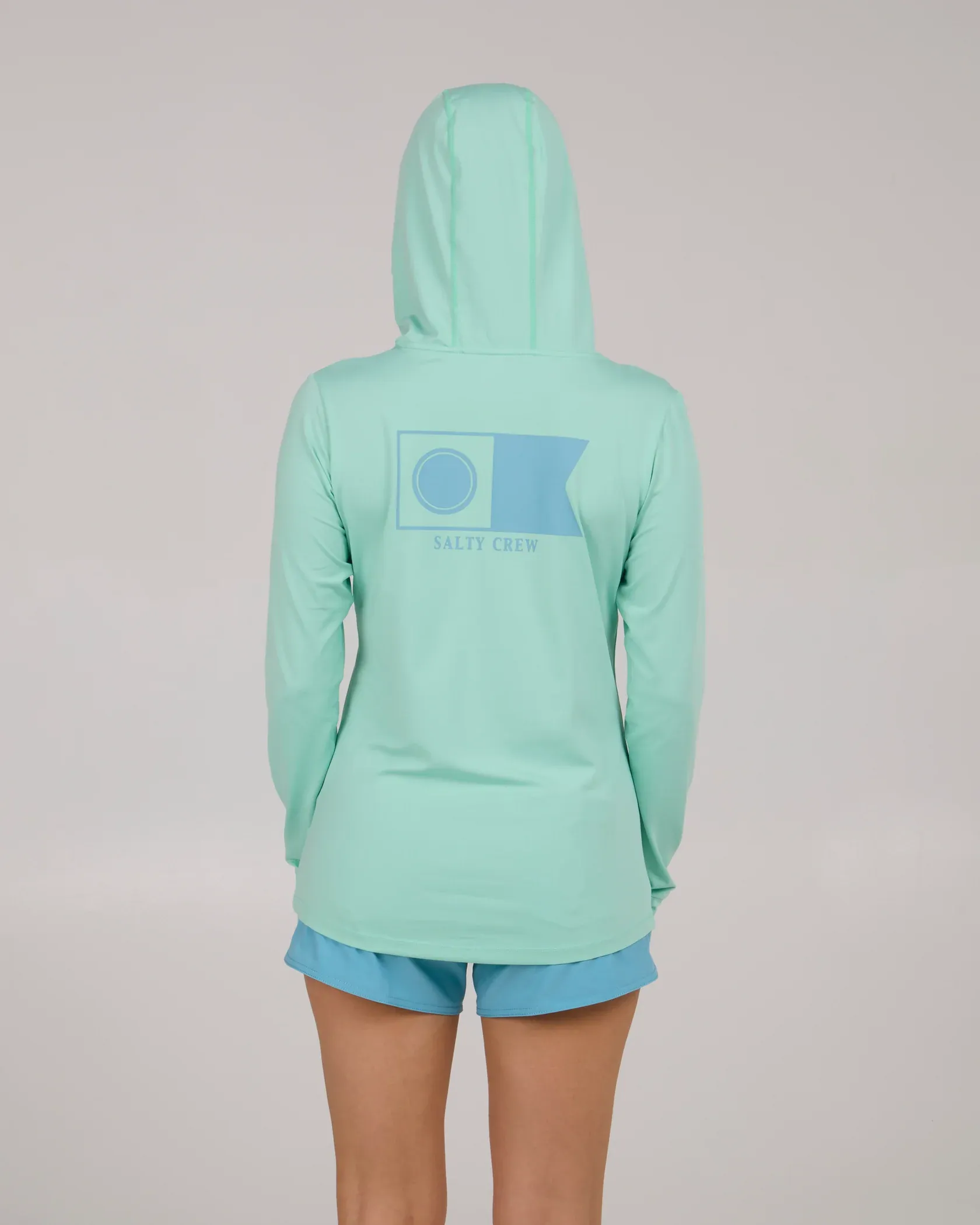 Salty Crew Womens Flagship Sunshirt Hoodie - Mint