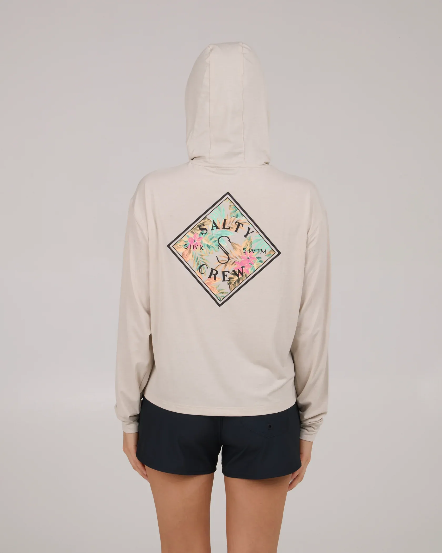 Salty Crew Womens Tippet Fill Tech Hoodie - Oatmeal
