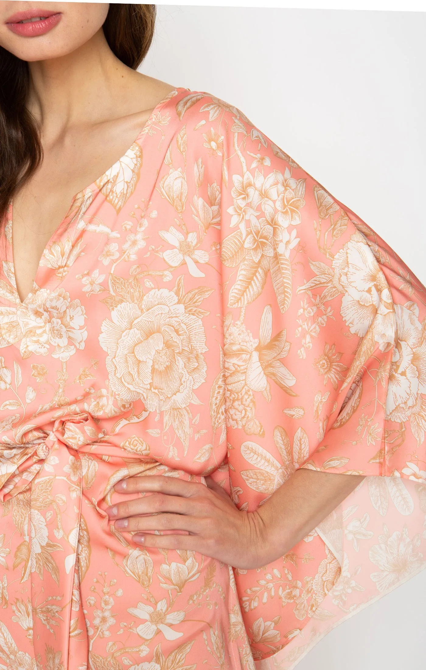 Sandy Rose Short Caftan