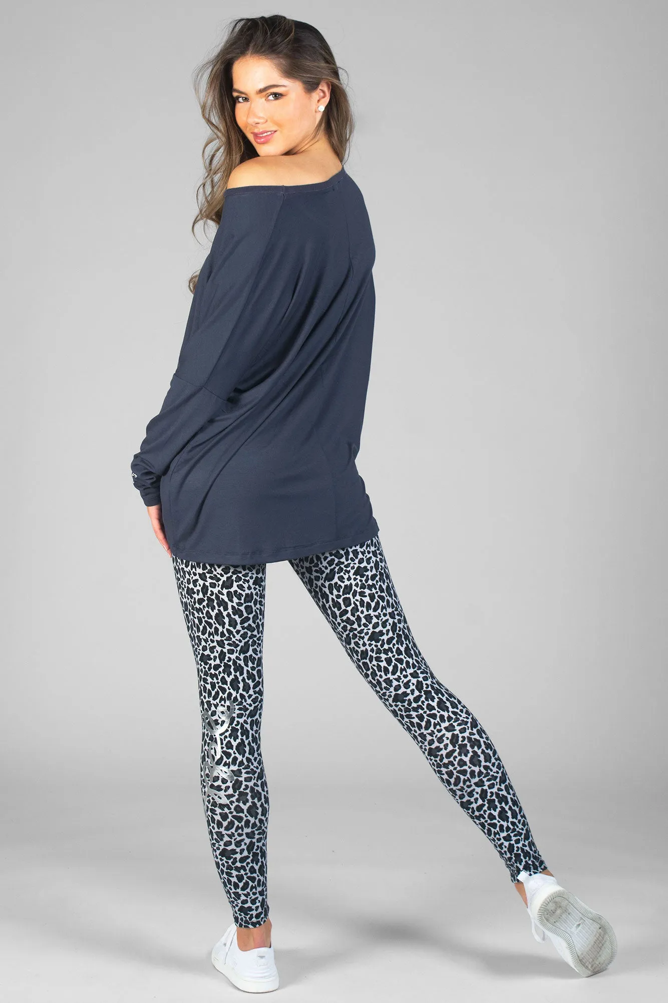 Script Long Sleeve Top
