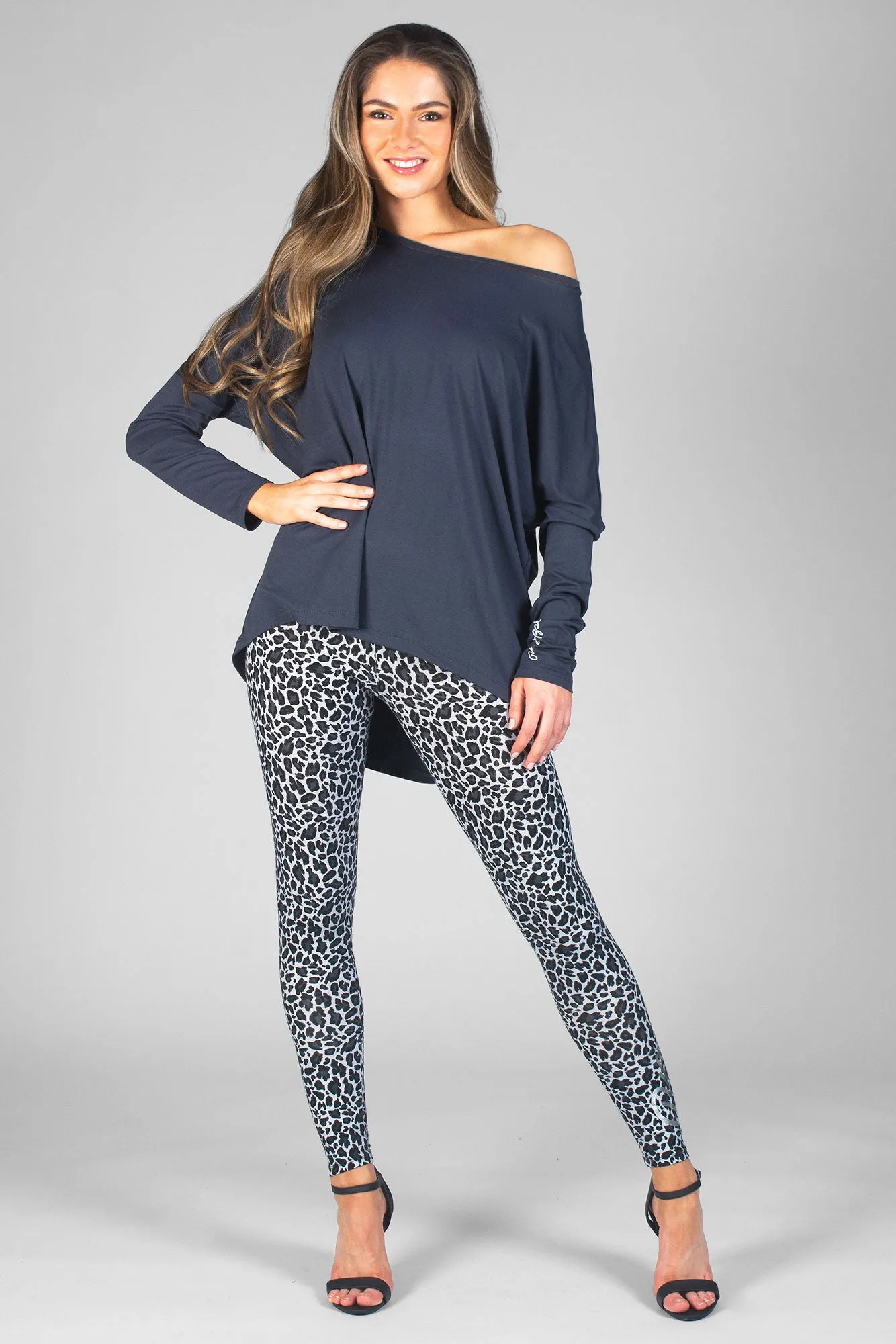 Script Long Sleeve Top