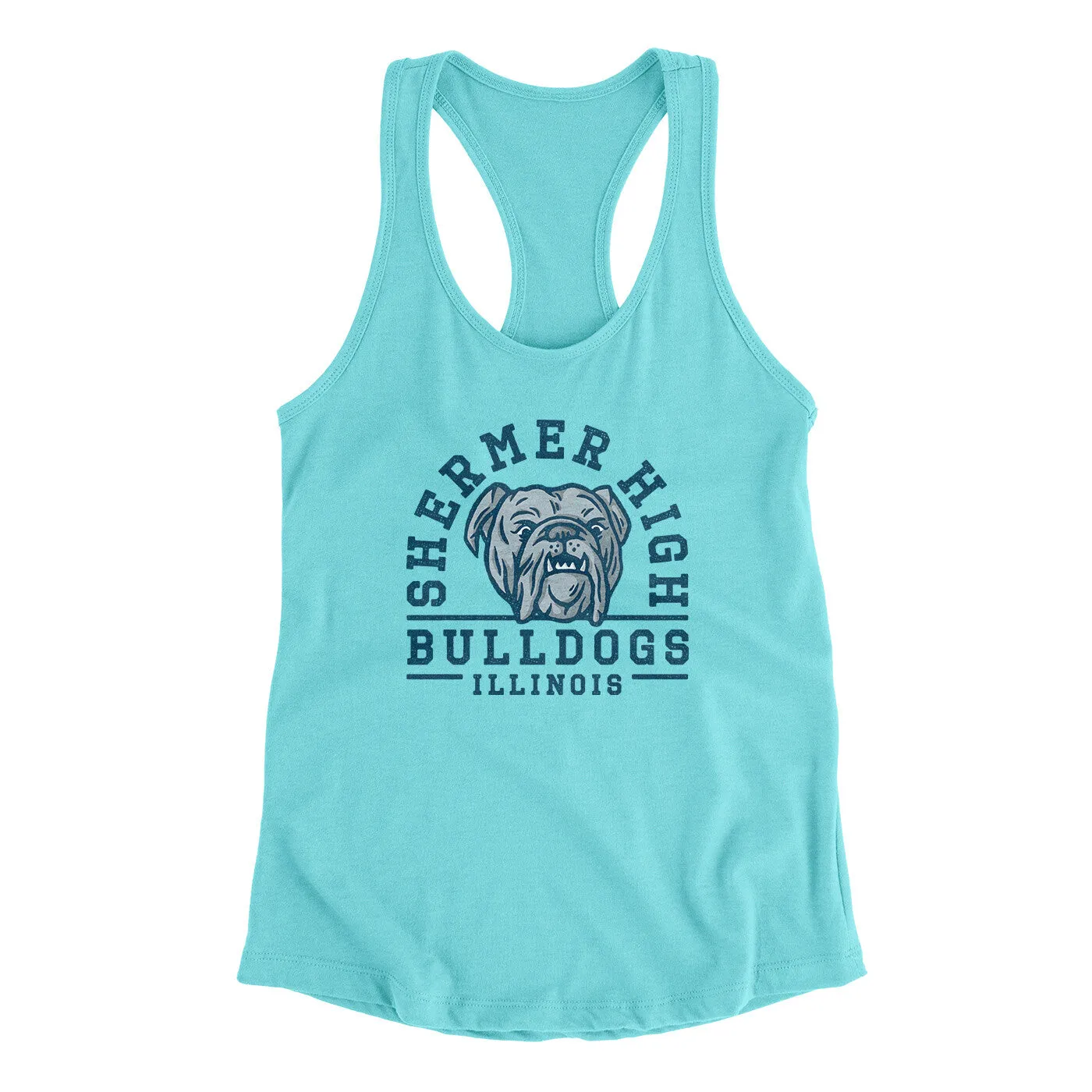 Shermer High Bulldogs Women's Racerback Tank