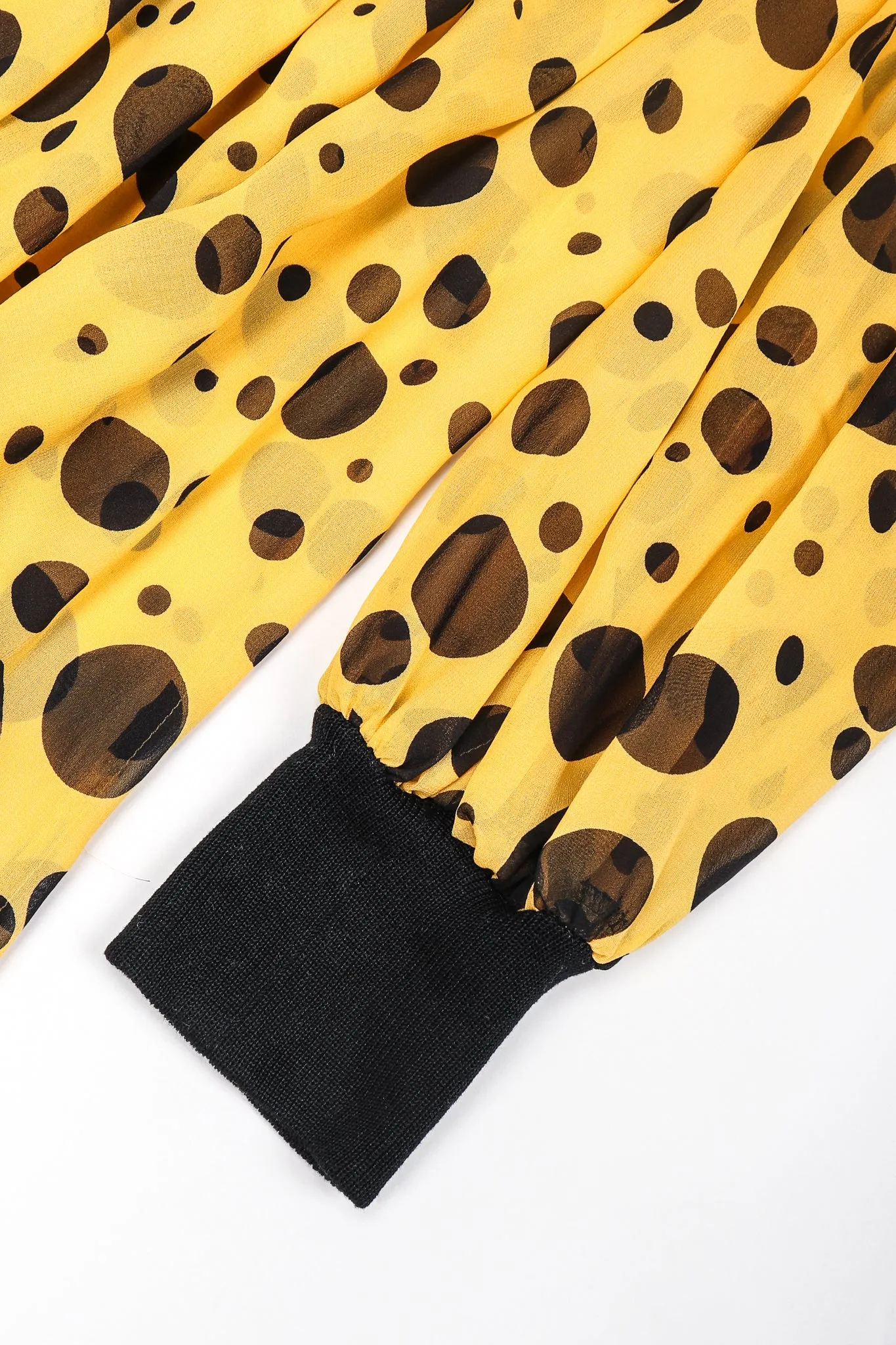 Silk Dot Dress & Sheer Jacket