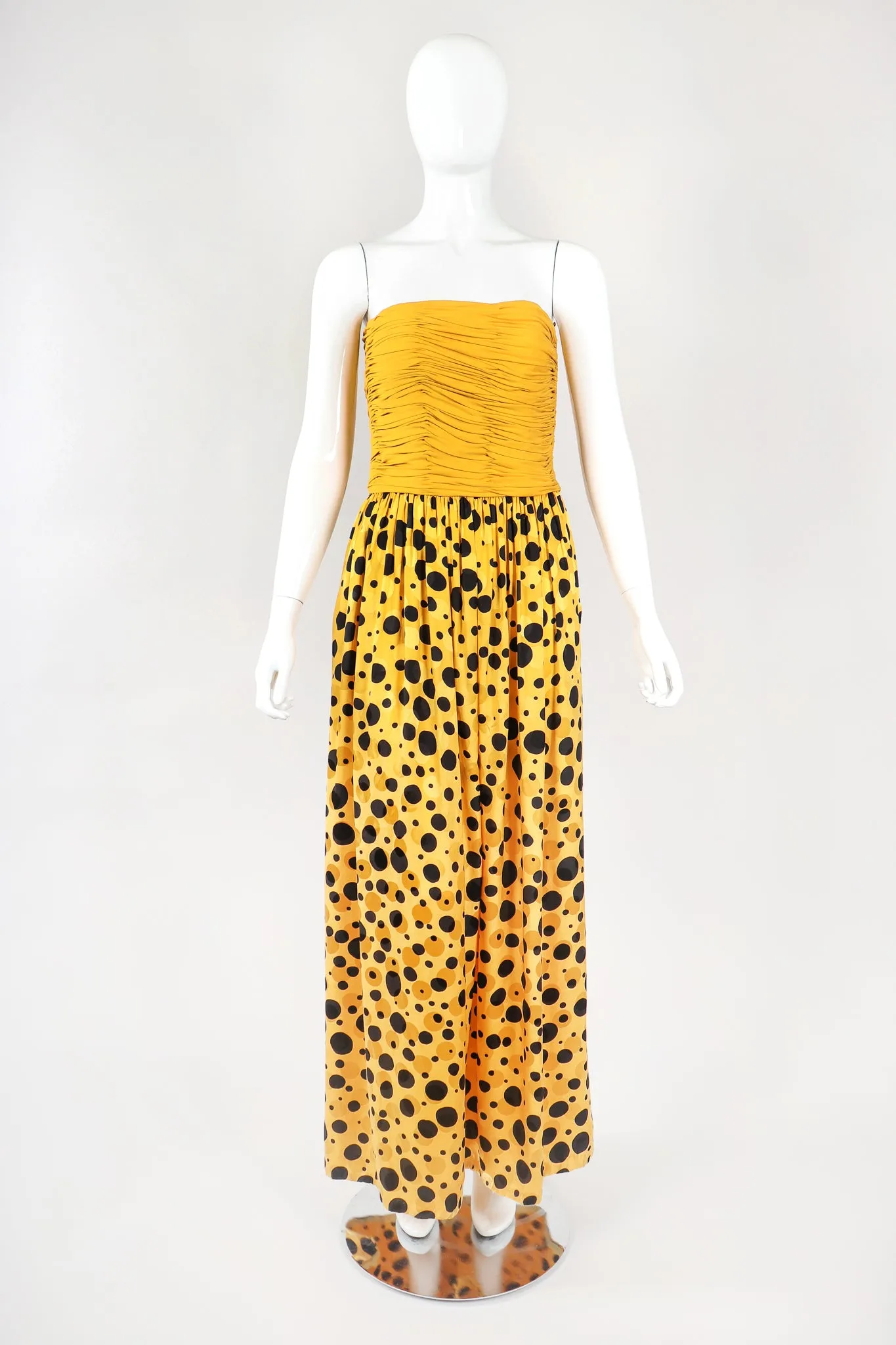 Silk Dot Dress & Sheer Jacket