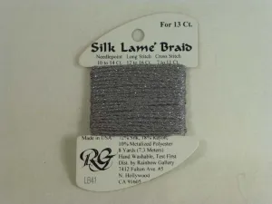 Silk Lame Braid LB41 Pewter