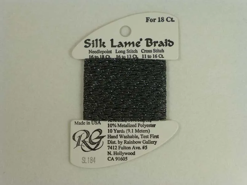 Silk Lame Braid SL184 Pavement