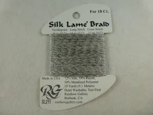 Silk Lame Braid SL211 Glacier Gray