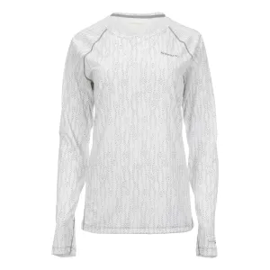 Simms Womens Solarflex Crew - Lily Pad White