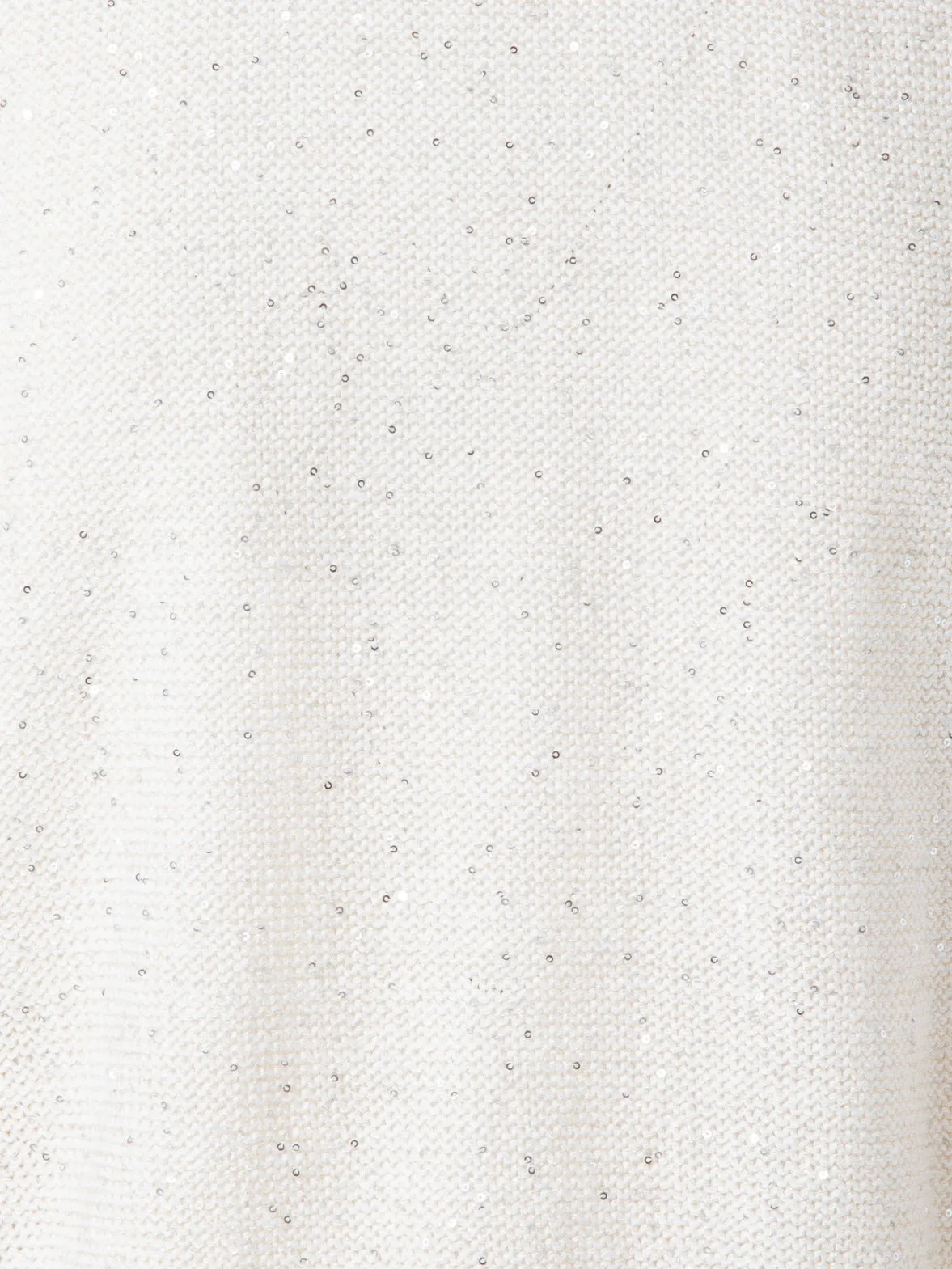 Sleeveless Linen Cotton Knit Top with Sequins
