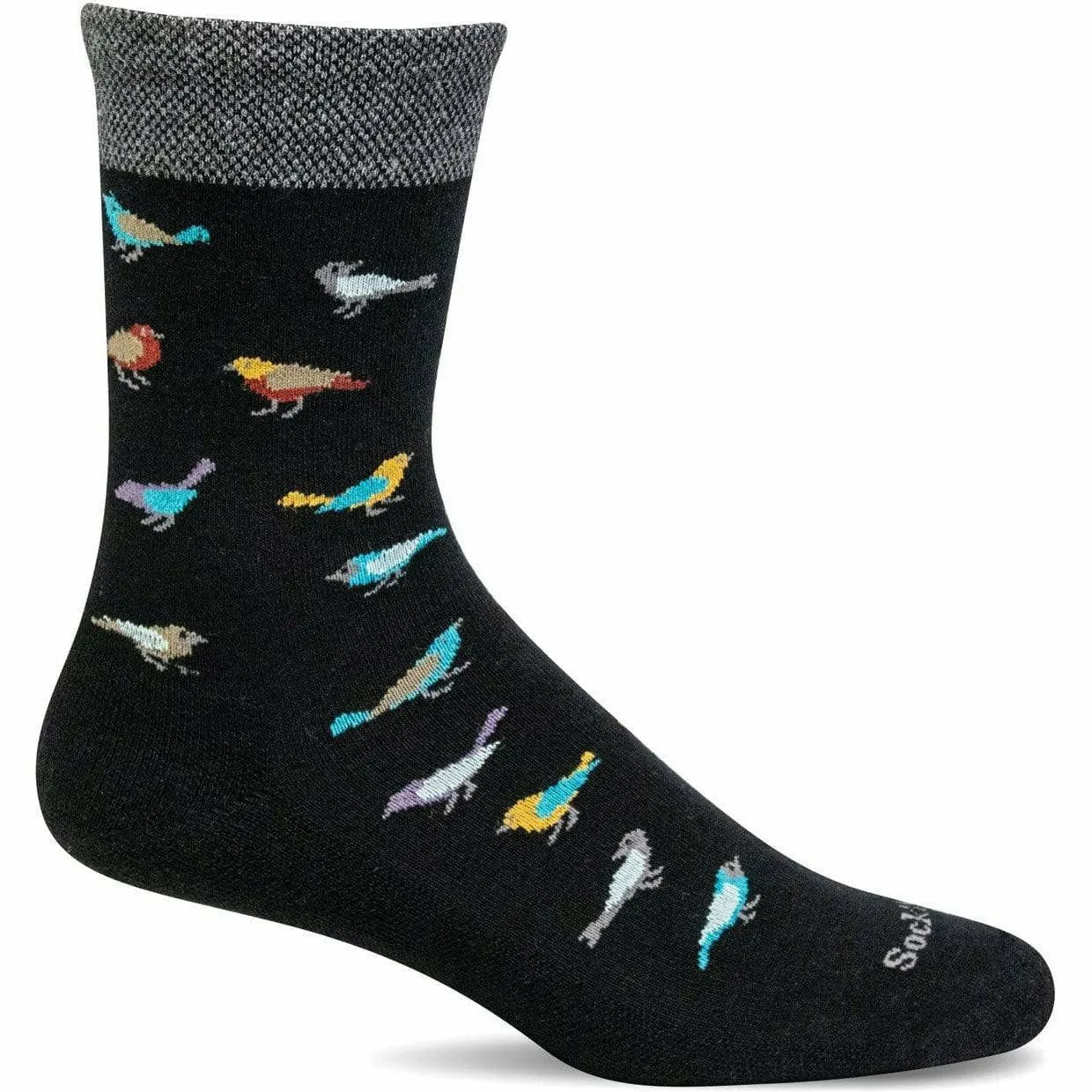 Sockwell Womens Audubon Essential Comfort Crew Socks