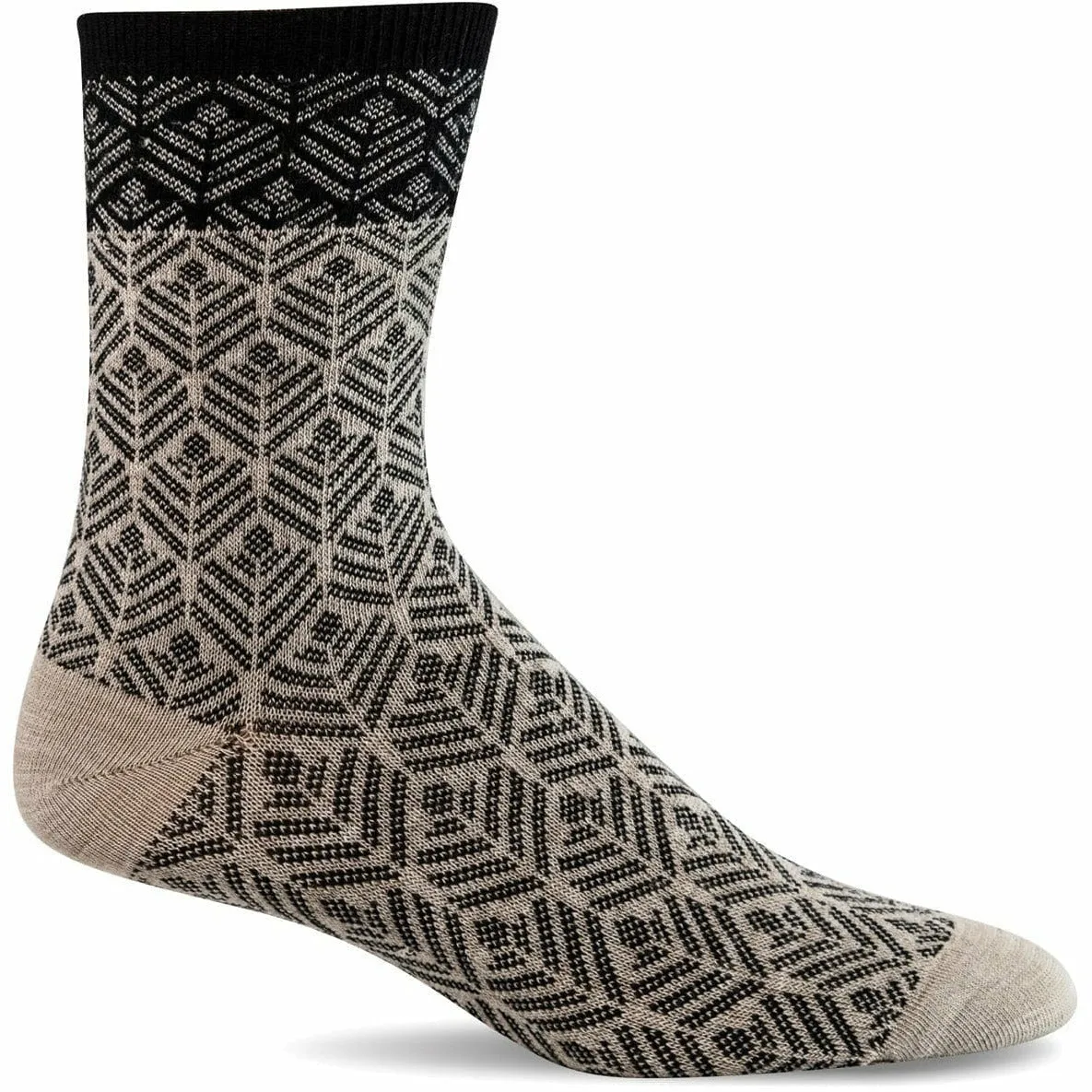 Sockwell Womens Leaflet Essential Comfort Crew Socks